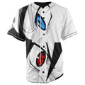 Naruto Button Up Baseball Jersey