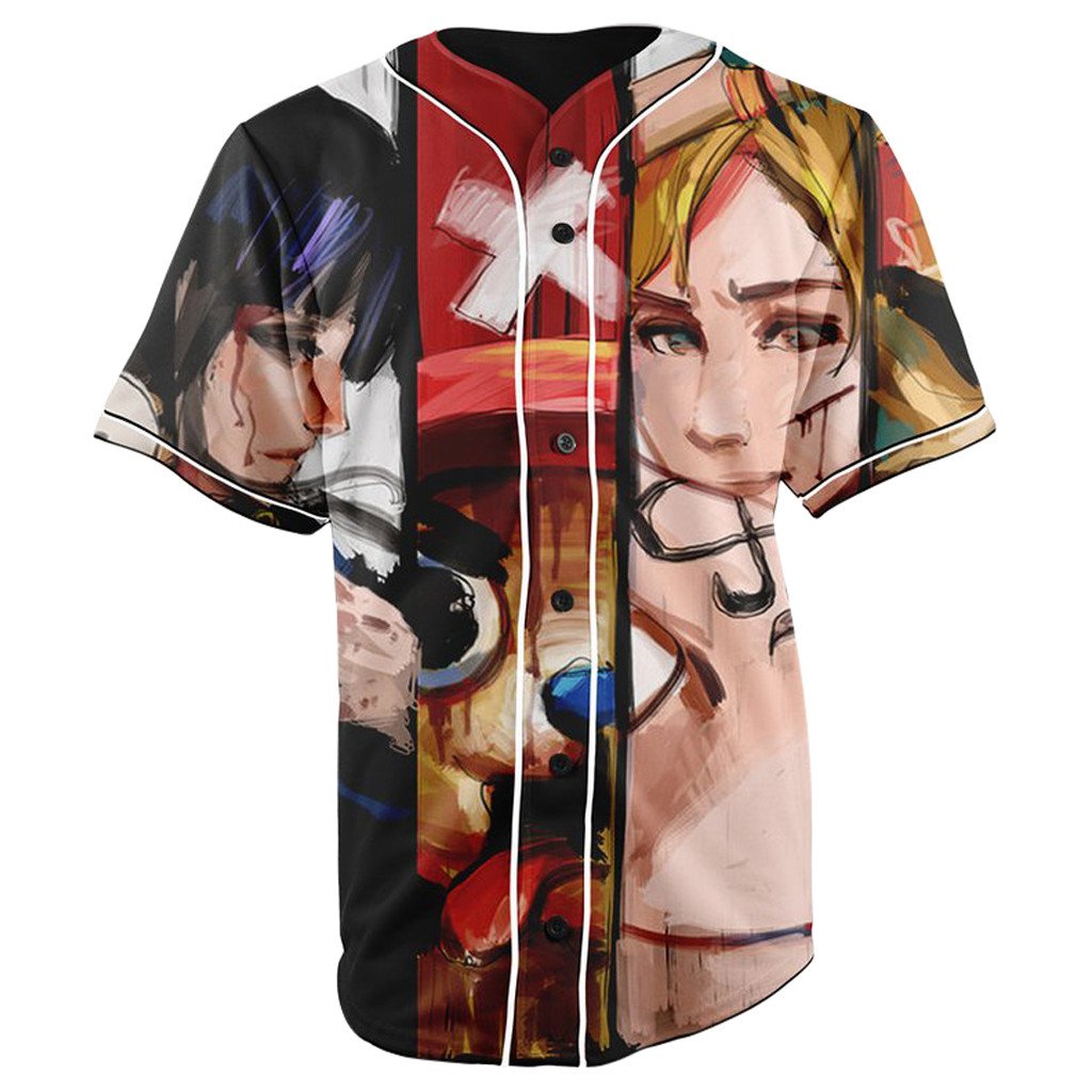One Piece Button Up Baseball Jersey