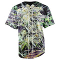 Purple Buddha Kush Button Up Baseball Jersey
