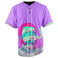 Purple Dreams Button Up Baseball Jersey