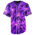 Purple Haze Button Up Baseball Jersey