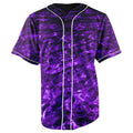 Purple River Button Up Baseball Jersey