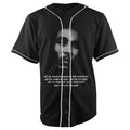 RIP Bob Marley Black Button Up Baseball Jersey