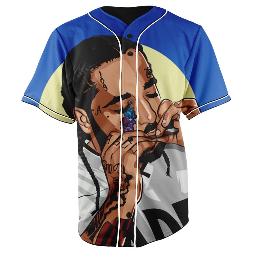 Rip Yams Button Up Baseball Jersey