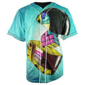 Rubik's Skull Button Up Baseball Jersey