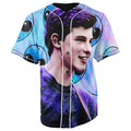Shawn Mendes Tie Dye Button Up Baseball Jersey