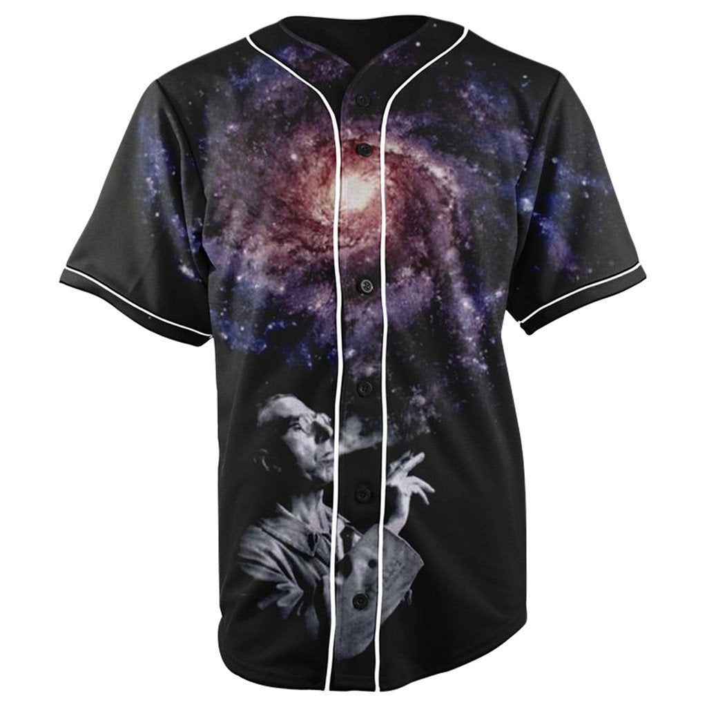 Smoking Medicinal Button Up Baseball Jersey