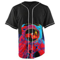 Space Swag Astronaut Black Button Up Baseball Jersey