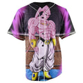 Super Buu Dragon Ball Z Button Up Baseball Jersey