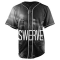 Muhammad Ali Swerve Black Button Up Baseball Jersey