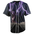 Thunder Cat Button Up Baseball Jersey
