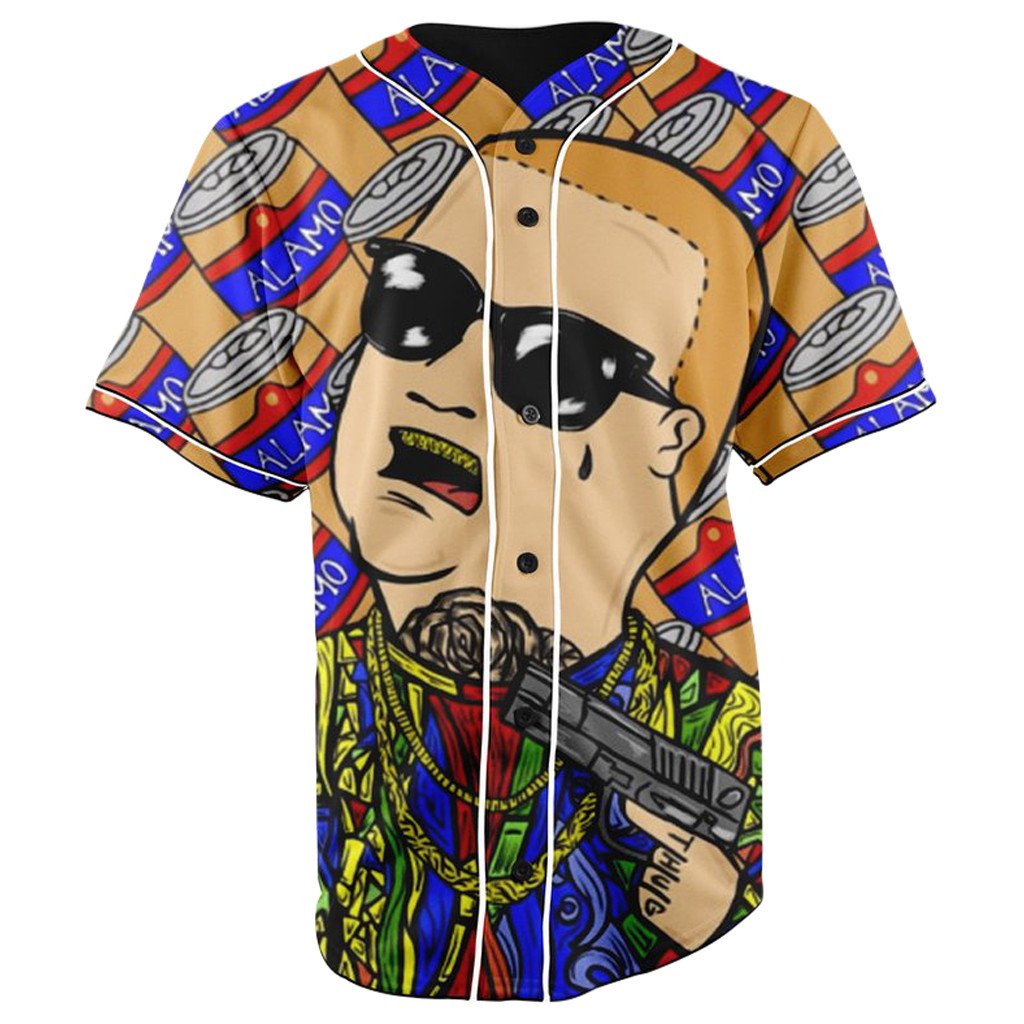 Bobby Trill King Of The Hill Button Up Baseball Jersey