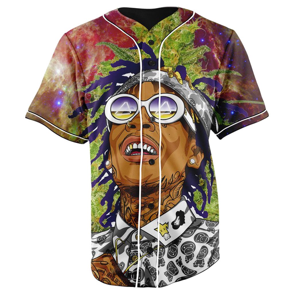 Wiz Khalifa Dreams Button Up Baseball Jersey