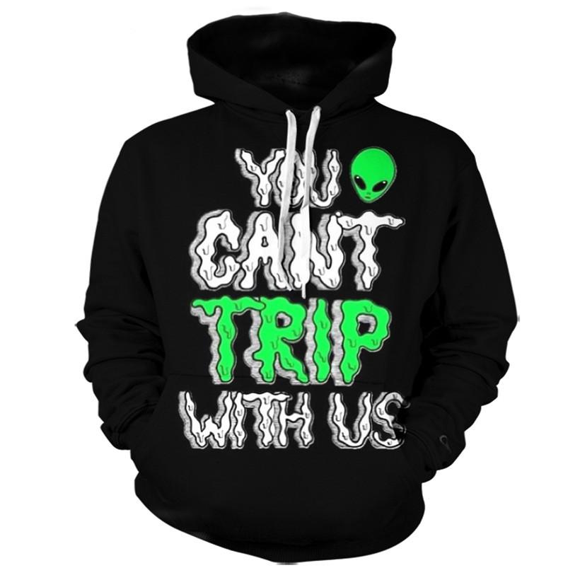 You Cant Trip With Us Hoodie