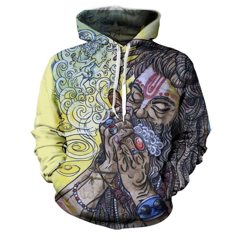 Old Man Ganja Hoodie