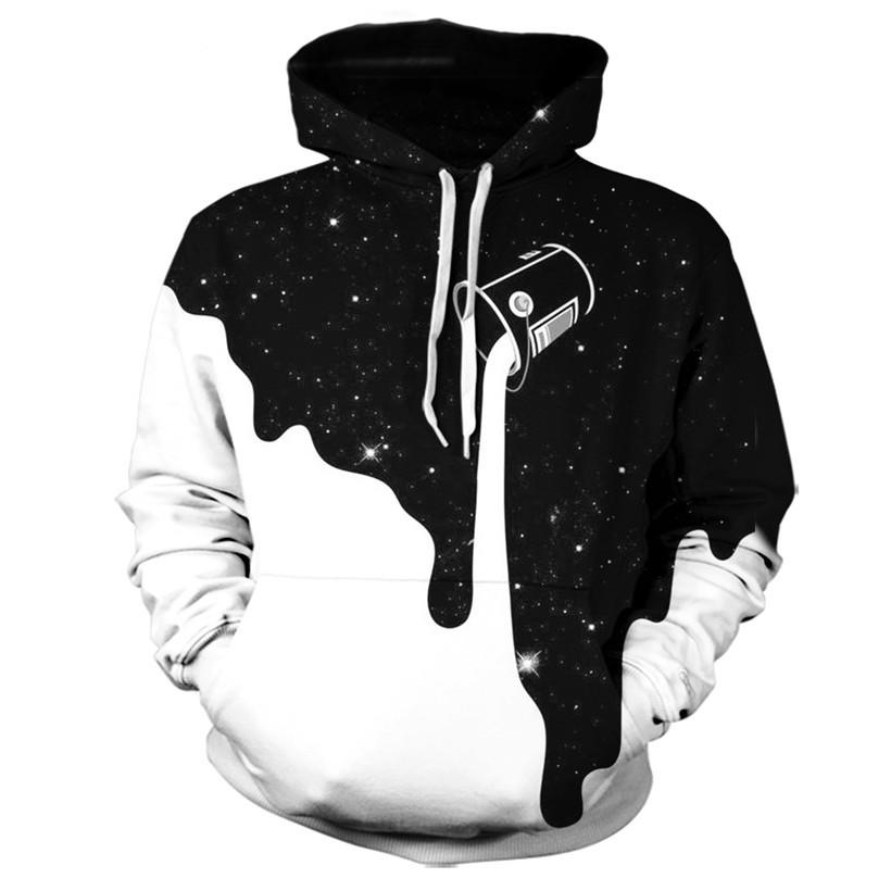 Spilling Paint In Space Hoodie
