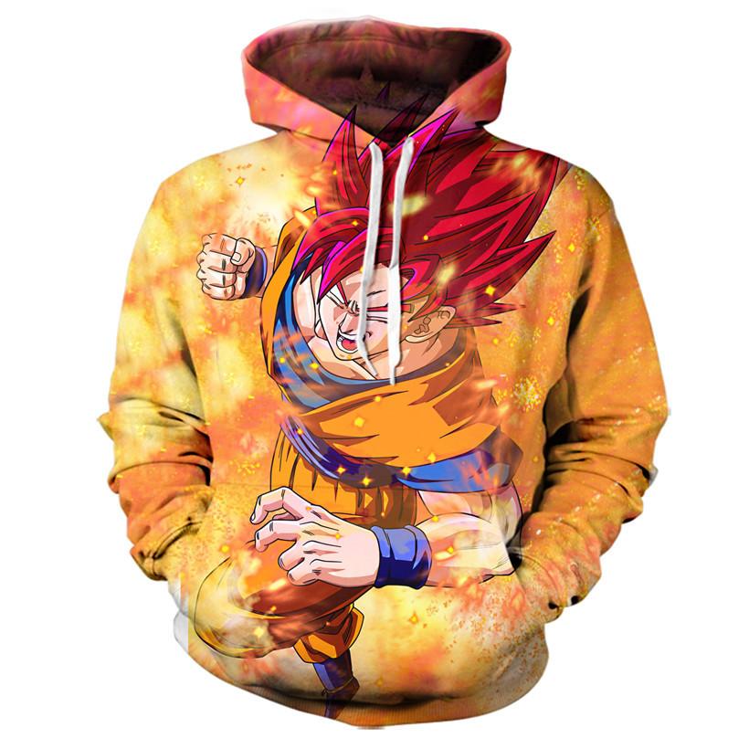 Super Saiyan God Goku Hoodie