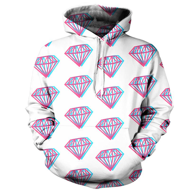 Diamonds Emoji Collage Hoodie