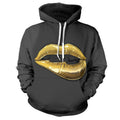 Gold Lips Hoodie