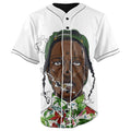 Asap Rocky White Button Up Baseball Jersey