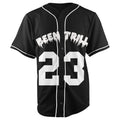 Been Trill 23 Black Button Up Baseball Jersey