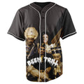 Been Trill Royalty Black Button Up Baseball Jersey