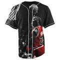 Michael Jordan Black Button Up Baseball Jersey
