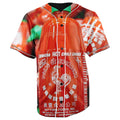 Sriracha Sauce Button Up Baseball Jersey