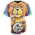 Stoner Ted Brown Button Up Baseball Jersey