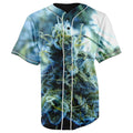Super Blue Dream Button Up Baseball Jersey
