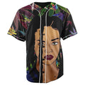 Trippy Rihanna Button Up Baseball Jersey