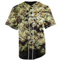 White Fire OG Button Up Baseball Jersey