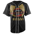 Wu-Tang Clan Black Button Up Baseball Jersey