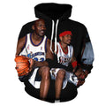Allen Iverson & Michael Jordan Hoodie