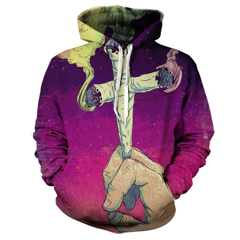 Cross Joint Smoke Hoodie