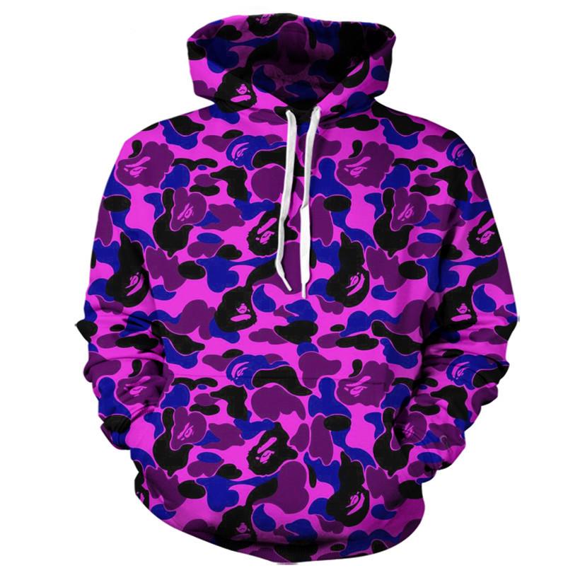 Purple Camo Hoodie