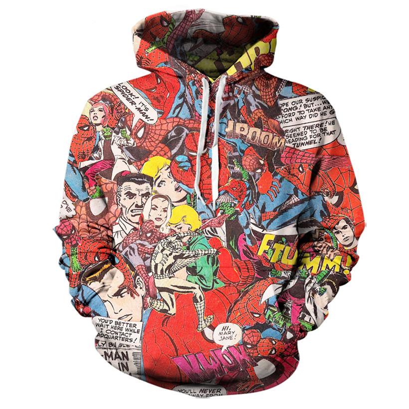 Spiderman Comics Hoodie