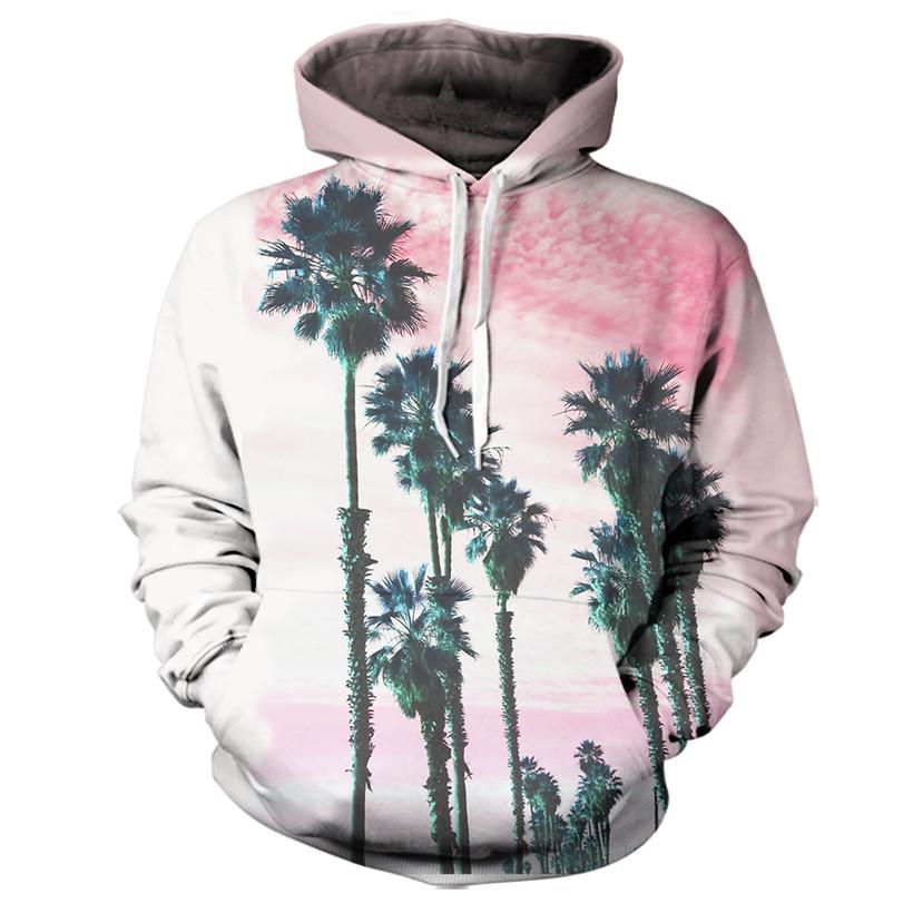 Pink & Palm Trees Hoodie