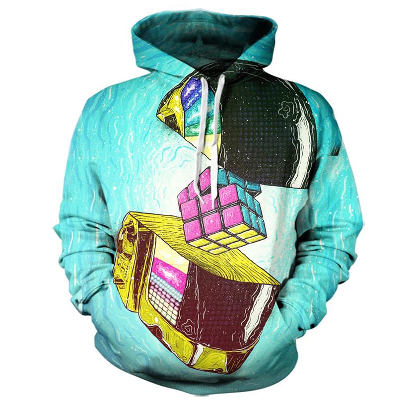 Rubik's Skull Hoodie