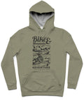 The Way Of Life Trendy All-Over Print Solid Schist Hoodie