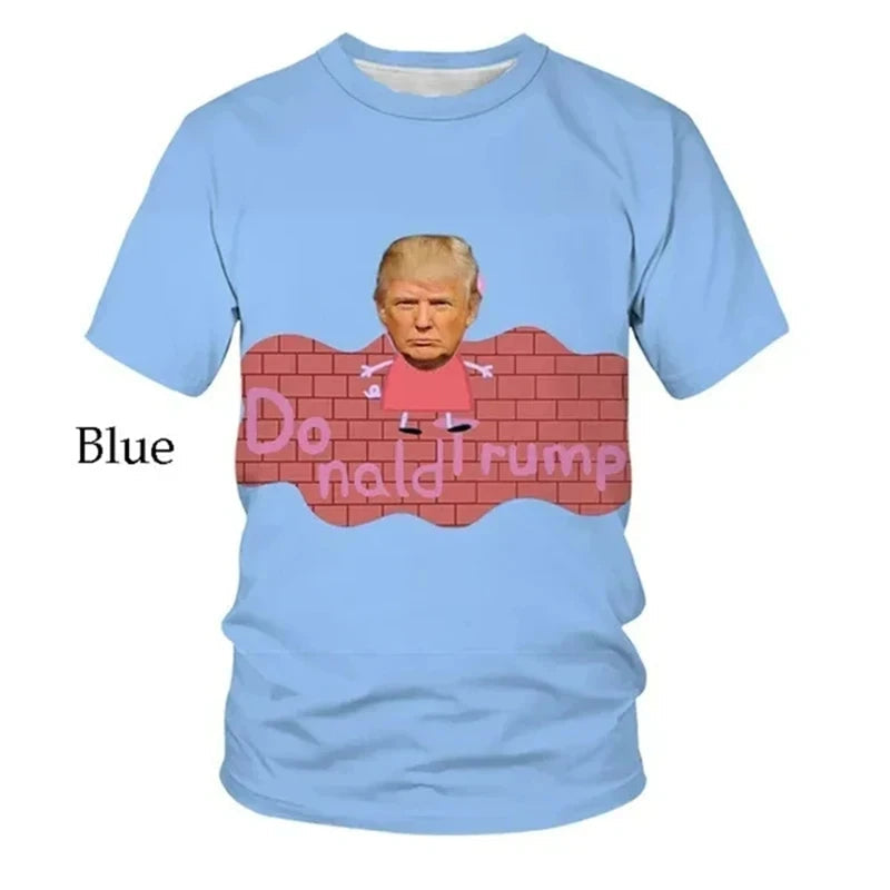 Blue President Donald Trump 2024 T-Shirt