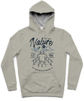 Chill With Nature Trendy All-Over Print Solid Cloudy Hoodie