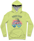 Paradise Beach California Trendy All-Over Print Solid Primrose Hoodie