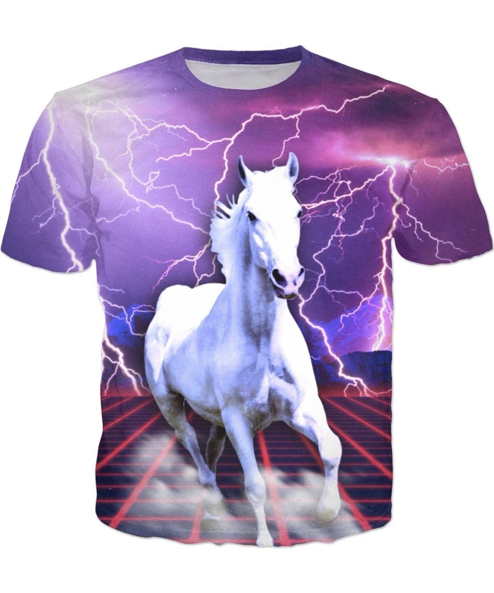 90s art wild horse