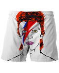 David Bowie - Ziggy Stardust Swim Trunks