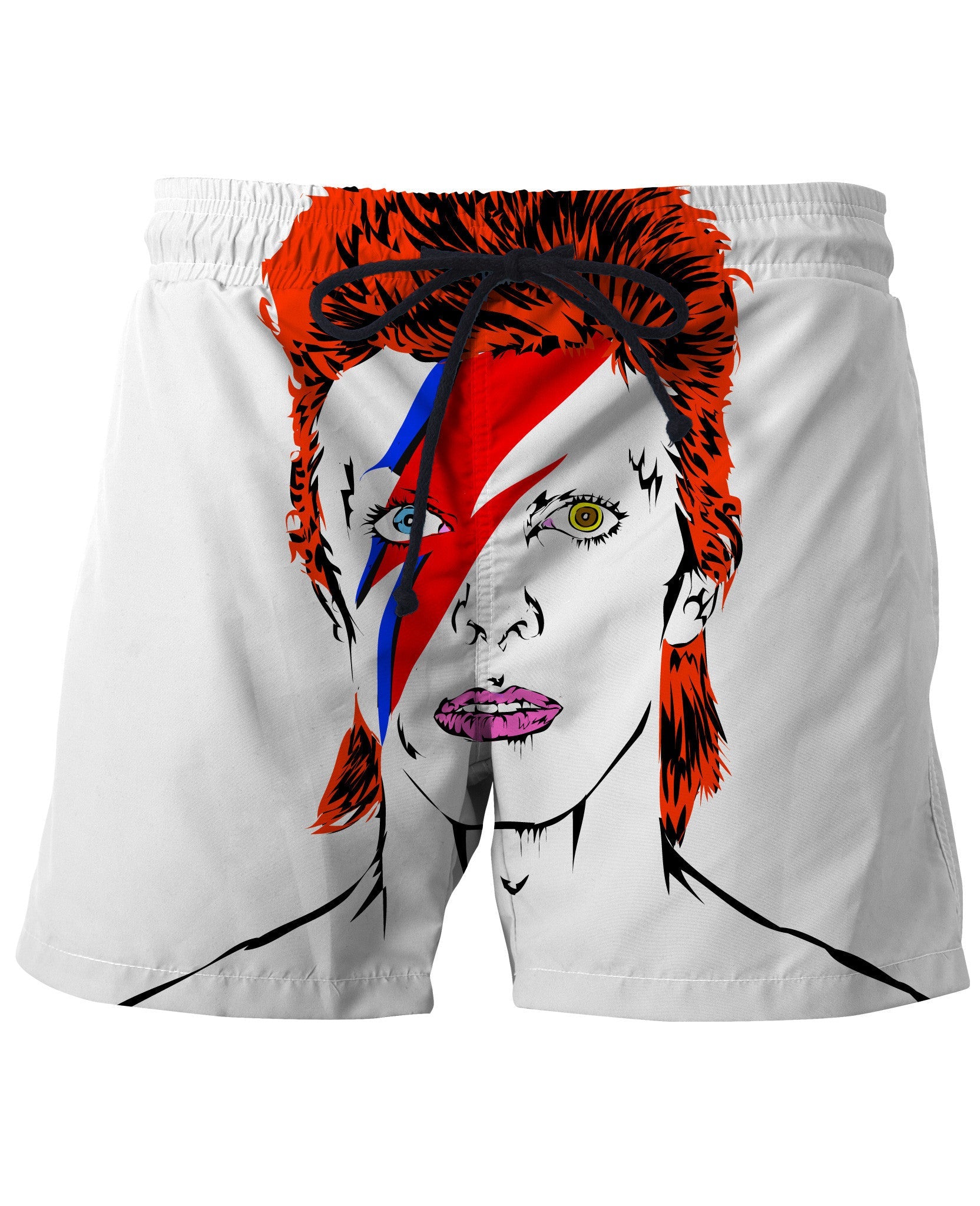 David Bowie - Ziggy Stardust Swim Trunks