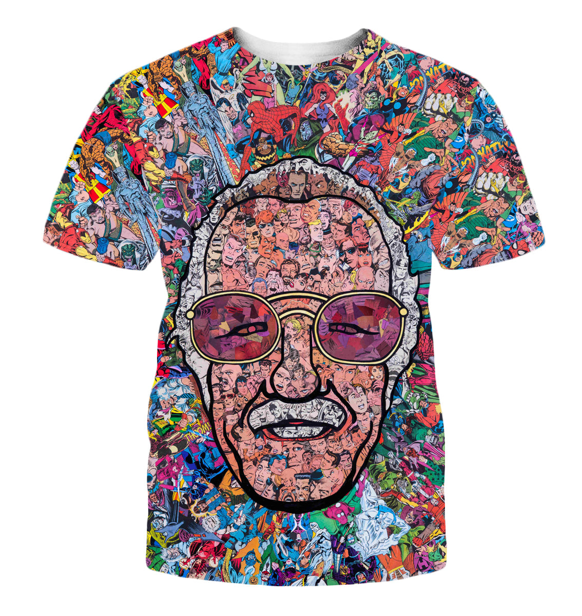 man face with glasses