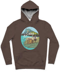 Mountain Tavern Trendy All-Over Print Solid Cork Hoodie