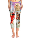 The Kitten No One Loved Capri Yoga Pants