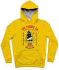 MMXII Trendy All-Over Print Solid Golden Poppy Hoodie
